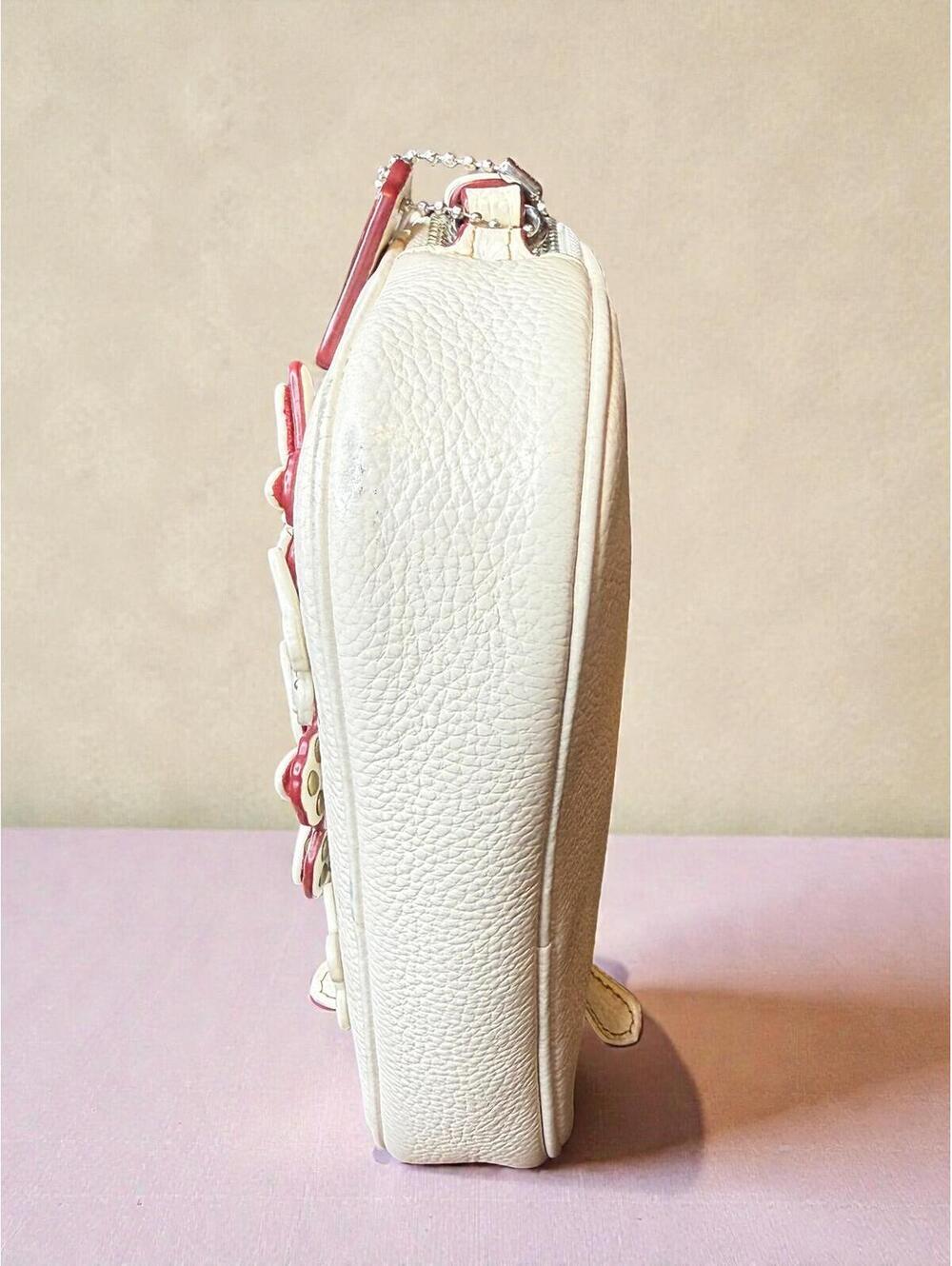 Coach Crossbody in Pebble Leather With Butterfly Applique - Picture 10 of 14